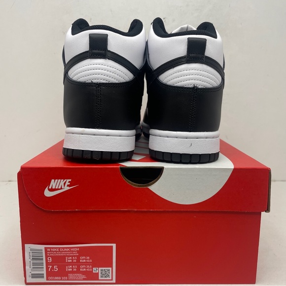 Nike Dunk High WMNS “Panda/Black White” 2023 - Picture 4 of 4